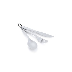 Sztućce GSI 3 PC Ring Cutlery Set - Eggshell
