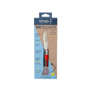 Nóż składany Opinel Outdoor No. 8 Earth-Red